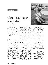 Vorschauseite 1: Chai - ein Hauch von Indien