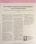 Vorschauseite 1: Für Vielfalt, Wandel und Zukunftsfähigkeit in der Sozialwirtschaft