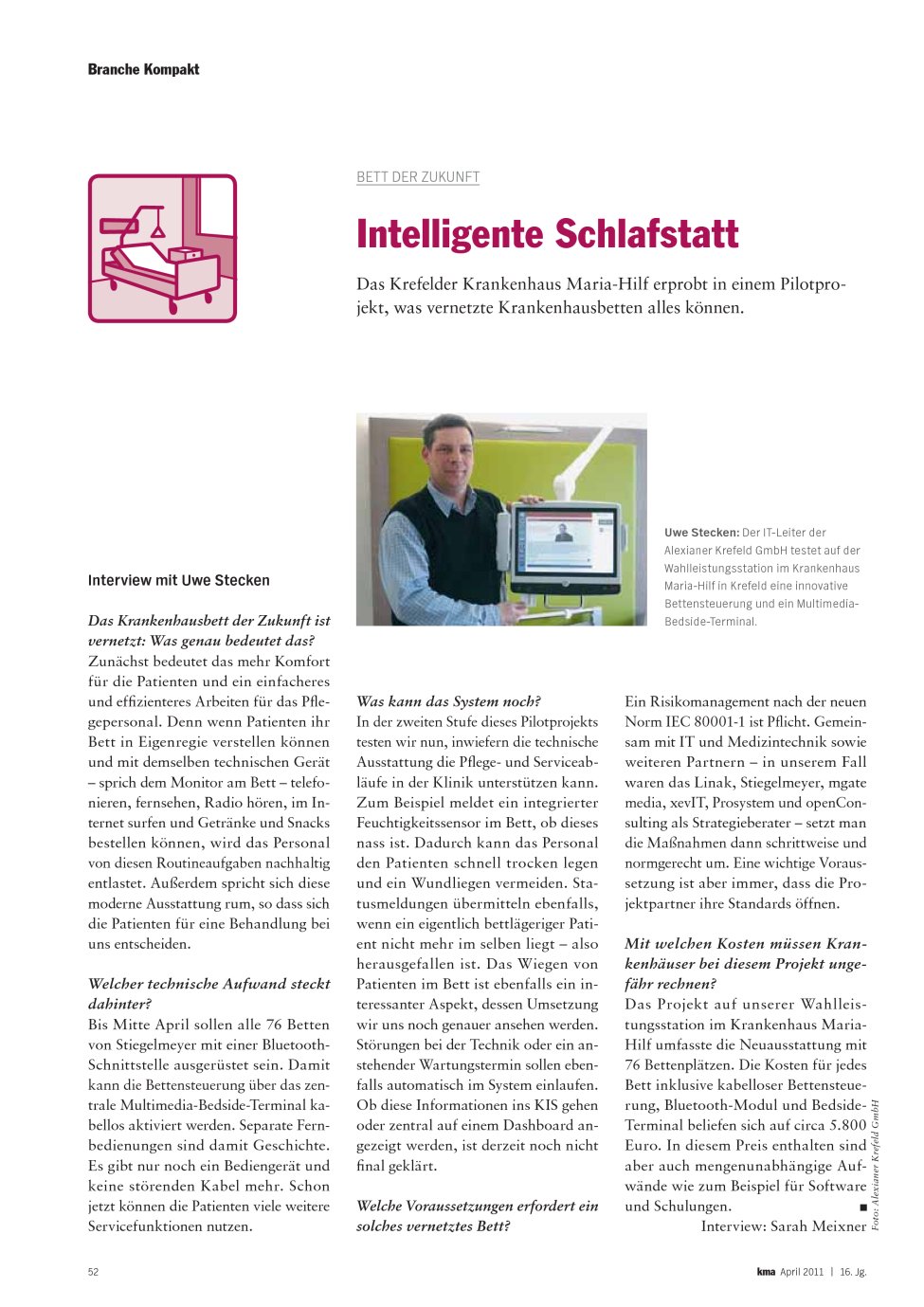 Vorschauseite 1: Intelligente Schlafstatt