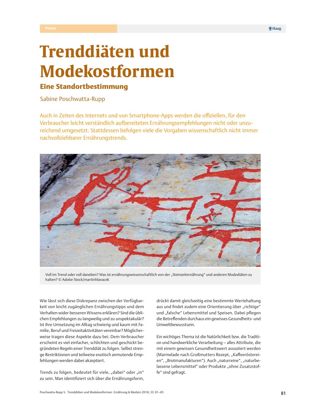 Vorschauseite 1: Trenddiäten und Modekostformen