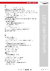 Vorschauseite 4: Jahresregister 2023
