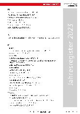 Vorschauseite 6: Jahresregister 2023