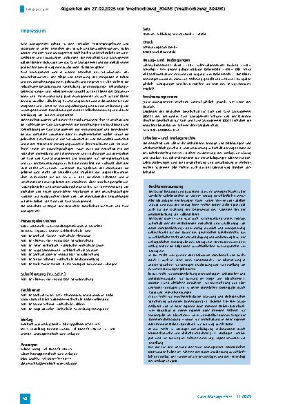 Vorschauseite 3: Brücken bauen im Gesundheitsund Sozialwesen mit Care & Case Management