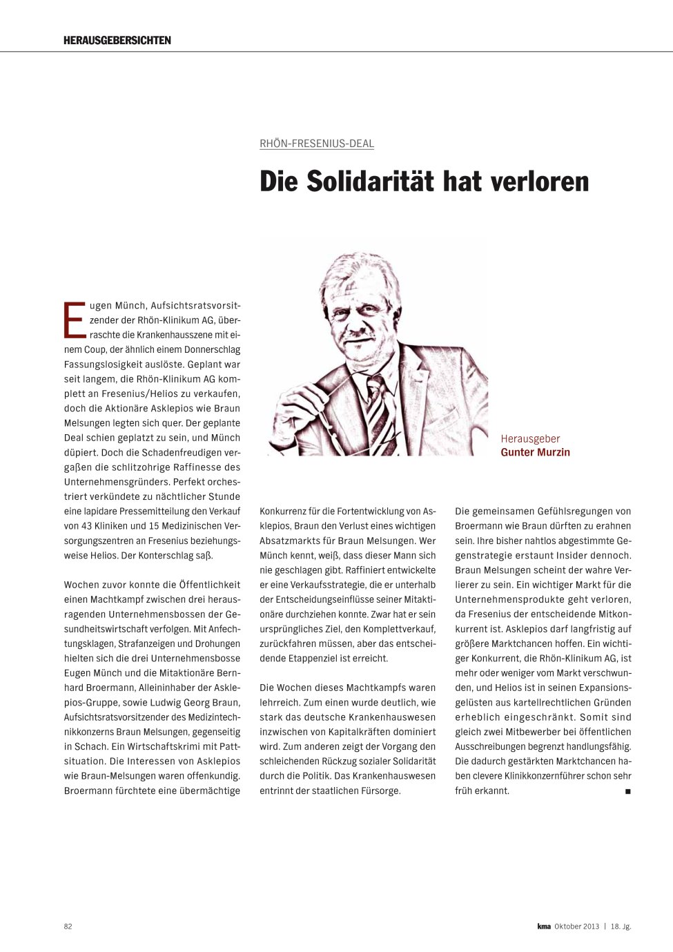 Vorschauseite 1: Die Solidarität hat verloren