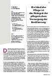 Vorschauseite 2: Zur Neuausrichtung der Pflegepolitik