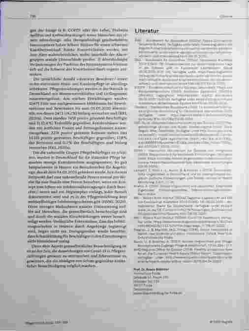Vorschauseite 2: Covid-19: Gesundheitliche Ungleichheit und Pflegebedürftigkeit
