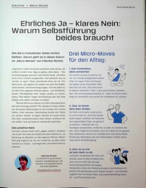 Vorschauseite 1: Ehrliches Ja - klares Nein: Warum Selbstführung beides braucht