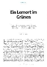 Vorschauseite 1: Ein Lernort im Grünen