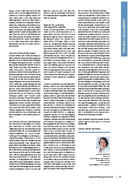 Vorschauseite 2: Frauenpower: Wie die Feminisierung in der Medizin zum Wettbewerbsvorteil werden kann