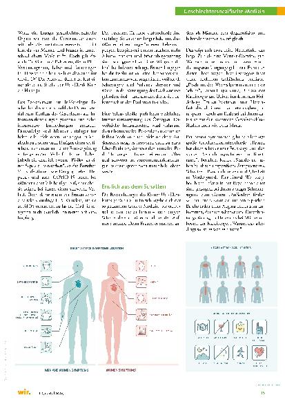 Vorschauseite 2: Frauen erkranken anders – Männer auch. Gender-Medizin: Das Immunsystem der Frauen ist Fluch und Segen zugleich.