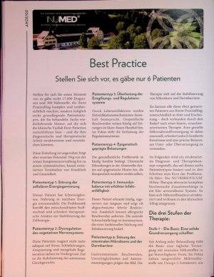 Vorschauseite 1: Best Practice Stellen Sie sich vor, es gäbe nur 6 Patienten