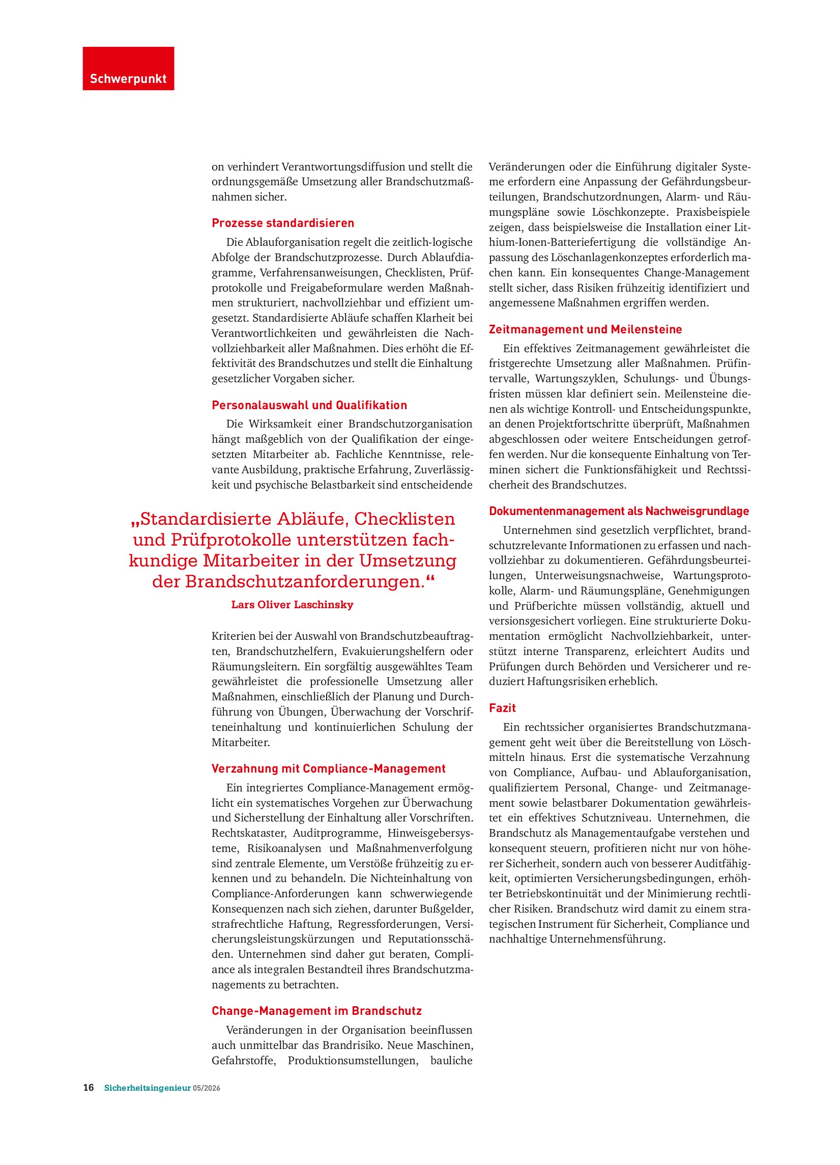 Vorschauseite 3: Brandschutz rechtssicher organisieren. Strategien, Organisation und Compliance