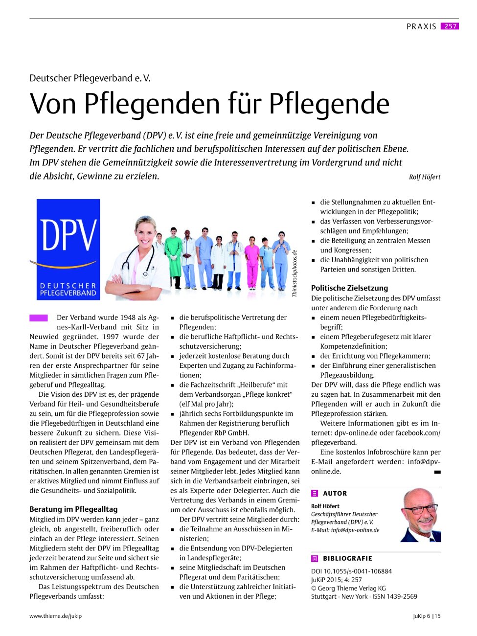 Vorschauseite 1: Von Pflegenden für Pflegende