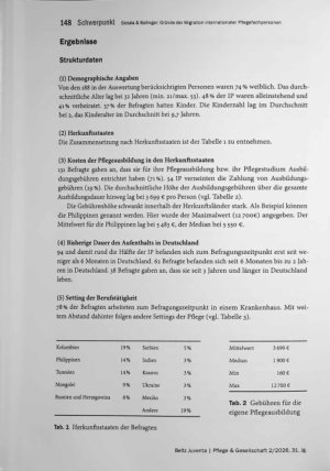 Vorschauseite 5: Gründe der Migration internationaler Pflegefachpersonen nach Deutschland Ergebnisse einer quantitativen Umfrage