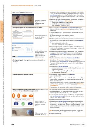Vorschauseite 5: Informatik im Förderschwerpunkt Sprache: Vom „Coding unplugged“ zum Programmieren am Beispiel des Unterrichtsprojekts „Mein erster Roboter“