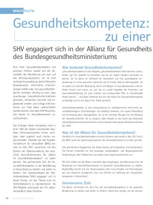 Vorschauseite 1: Gesundheitskompetenz: der Schlüssel zu einer gesunden Gesellschaft