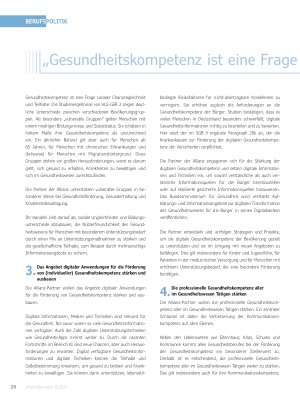 Vorschauseite 3: Gesundheitskompetenz: der Schlüssel zu einer gesunden Gesellschaft