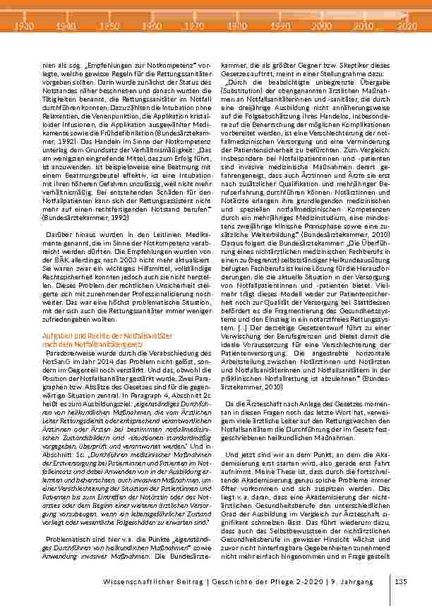 Vorschauseite 5: Die Akademisierung von Gesundheitsberufen - Auf den Spuren der Pflege?