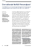 Vorschauseite 1: Der nationale Notfall-Personalpool: Eine Maßnahme zur Sicherstellung der pflegerischen Versorgung und zielgruppenspezifischen Prävention in der SARS-CoV-2-Pandemie.