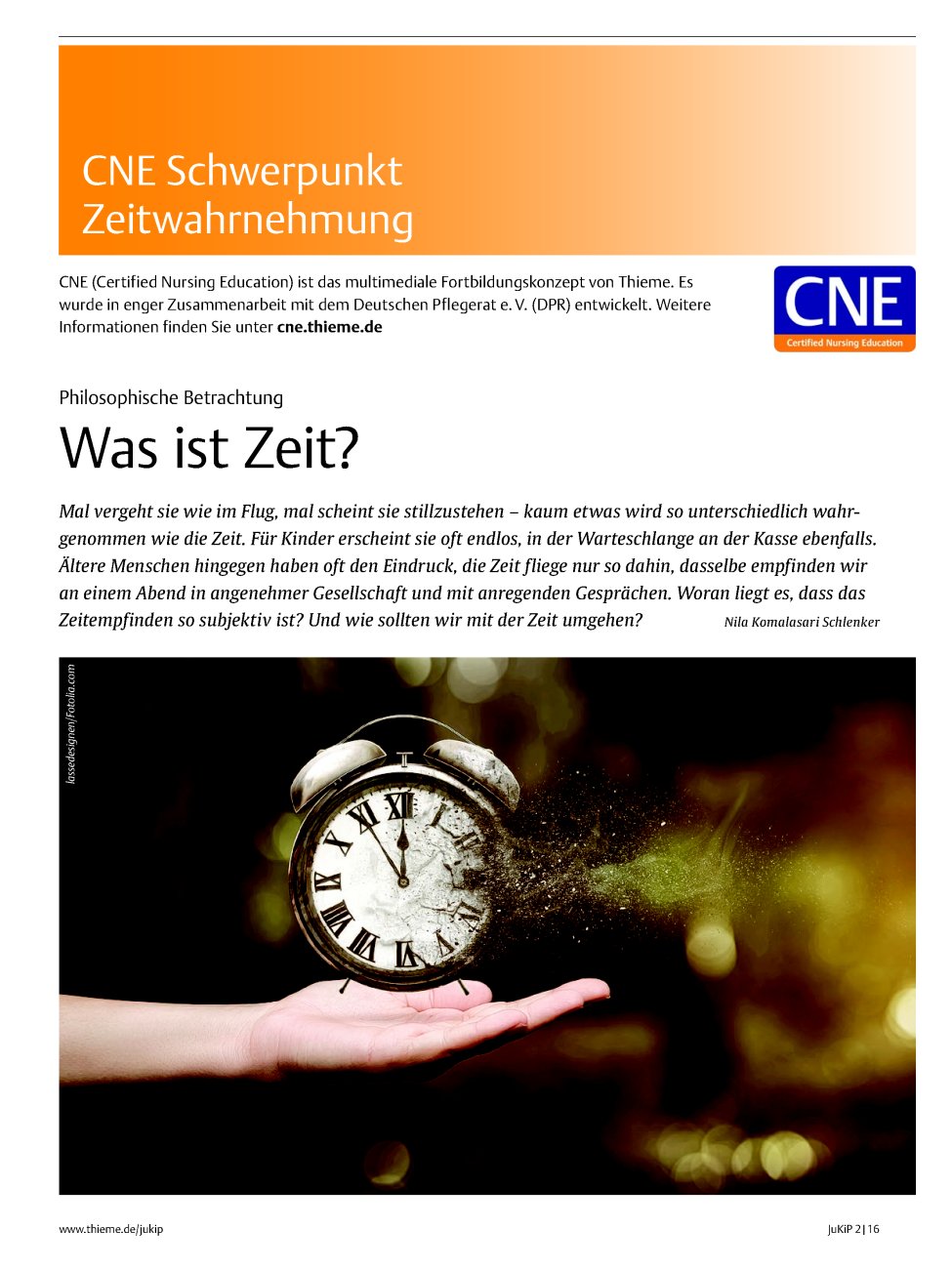 Vorschauseite 1: Was ist Zeit?