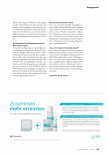 Vorschauseite 4: Wir gewinnen Zeit und Erfahrungen mit der digitalen Patientenkurve.