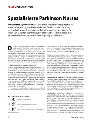 Vorschauseite 1: Spezialisierte Parkinson Nurses
