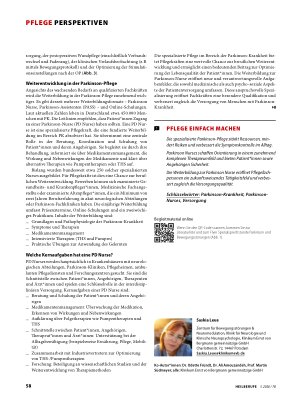 Vorschauseite 3: Spezialisierte Parkinson Nurses