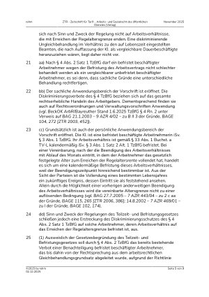 Vorschauseite 5: I. Tarifrecht Diskriminierungsschutz – Befristung auf Regelaltersgrenze