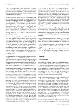 Vorschauseite 2: Ein Revival der »Forensifizierung«? Die aktuelle Entwicklung des Maßregelvollzugs nach § 63 StGB