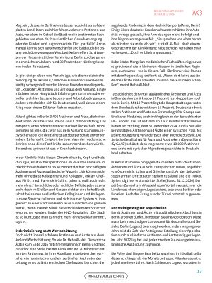 Vorschauseite 2: Zulassung ausländischer Ärztinnen und Ärzte