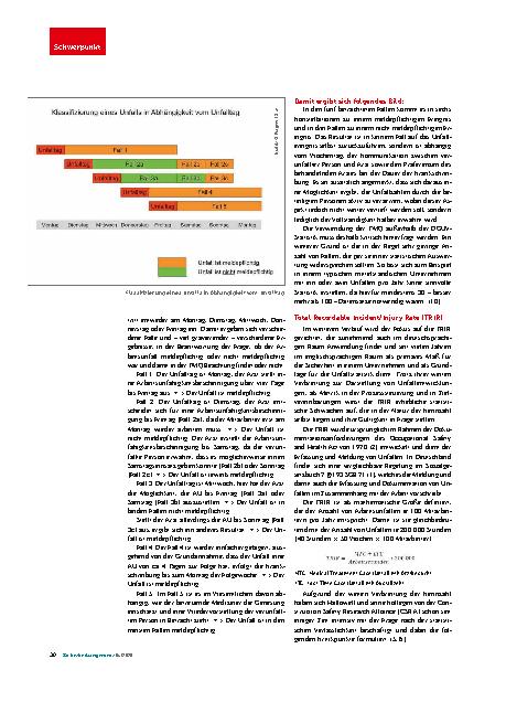 Vorschauseite 2: Arbeitsschutzmanagementsysteme Sichere Kennzahlen sind (k)eine Utopie