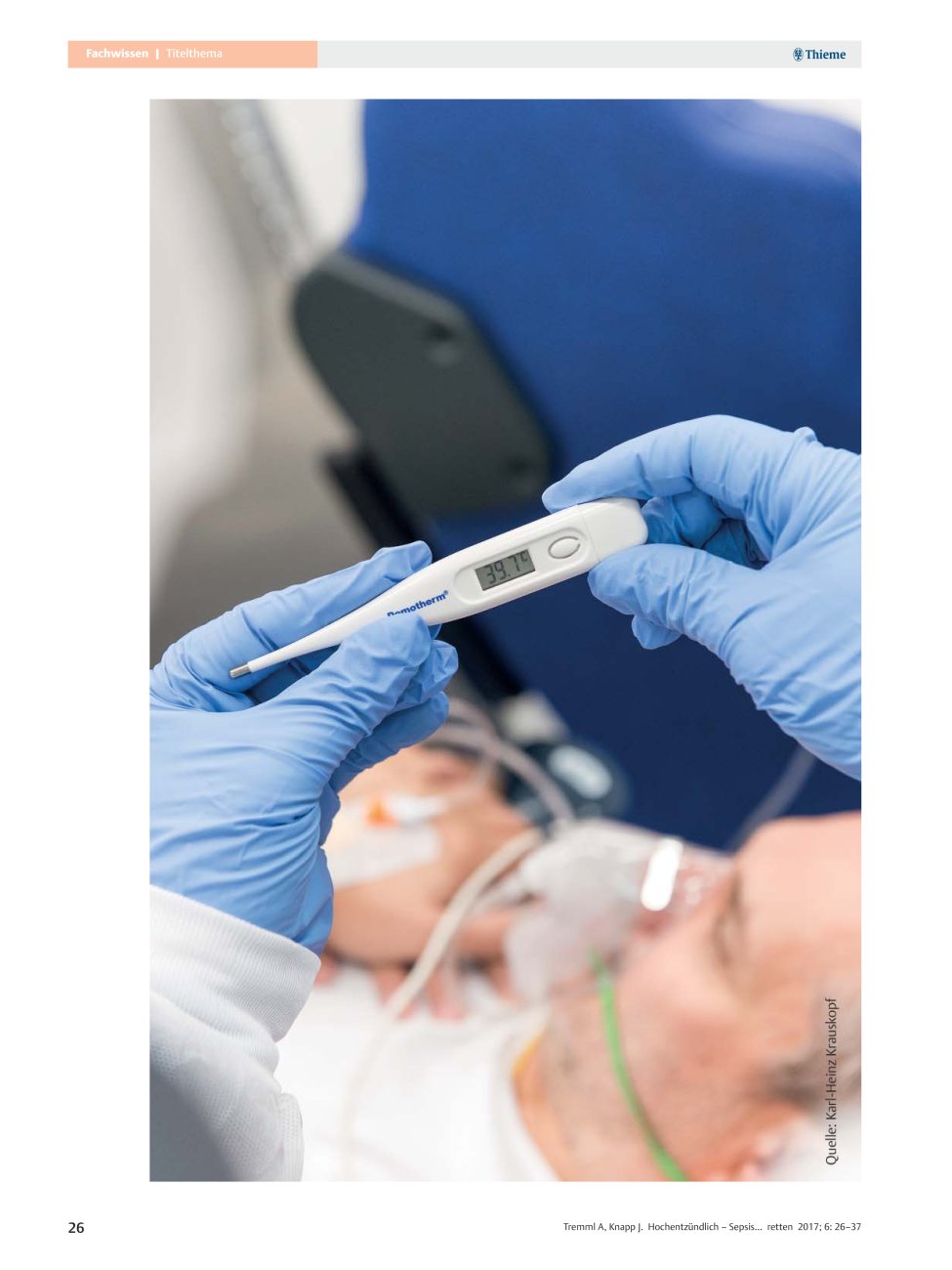 Vorschauseite 1: Hochentzündlich ? Sepsis präklinisch erkennen