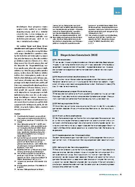 Vorschauseite 4: Haftung trotz Pflichtendelegation Der Sturz in die ungesicherte Treppenöffnung