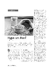 Vorschauseite 1: Hype um Hanf
