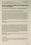 Vorschauseite 1: Ohne das Netzwerk würden solche Dinge völlig an uns vorbeigehen - Neue Strukturen der Zusammenarbeit im Pflegebildungssystem