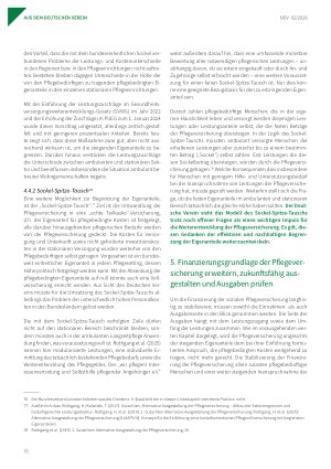 Vorschauseite 4: Empfehlungen des Deutschen Vereins zur Weiterentwicklung und nachhaltigen Finanzierung der Pflege – Teil 2