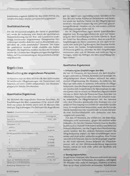 Vorschauseite 5: Gesundheitsverhalten und Bedürfnisse von Menschen mit COPD während der COVID-19-Pandemie
