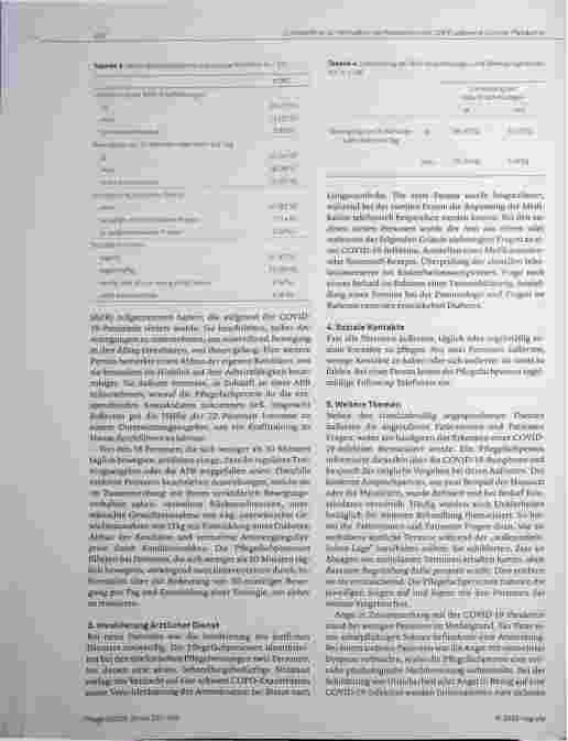 Vorschauseite 6: Gesundheitsverhalten und Bedürfnisse von Menschen mit COPD während der COVID-19-Pandemie