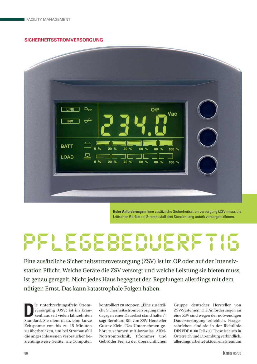 Vorschauseite 1: Pflegebedürftig