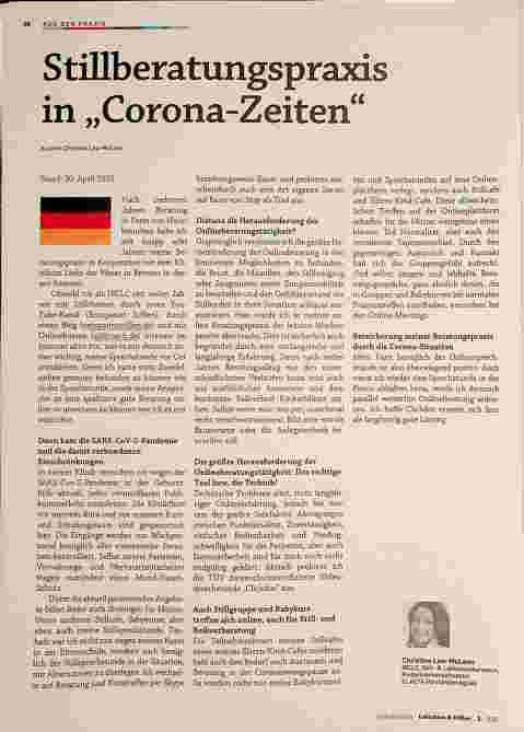 Vorschauseite 1: Stillberatungspraxis in „Corona-Zeiten“