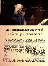 Vorschauseite 1: Die wahren Abenteuer sind im Kopf.