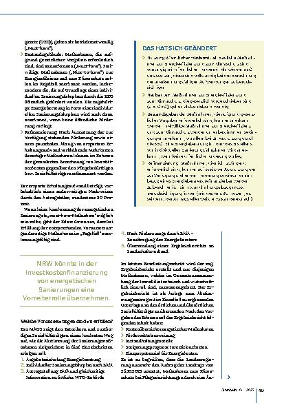 Vorschauseite 2: NRW: Vorreiter im Klimaschutz?