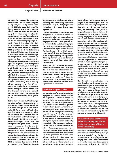 Vorschauseite 3: Effizientes Krisenmanage ment zur Aufrechterhaltung der intensivmedizinischen und pflegerischen Versorgung Was haben wir aus der Pandemie gelernt?