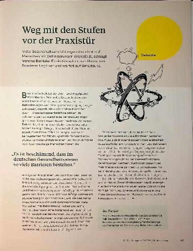 Vorschauseite 1: Weg mit den Stufen vor der Praxistür