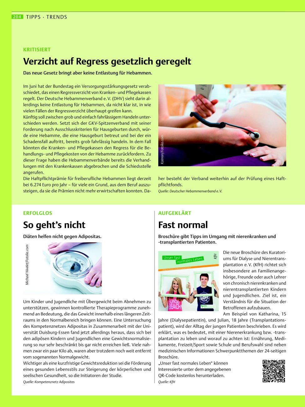 Vorschauseite 1: Tipps · Trends