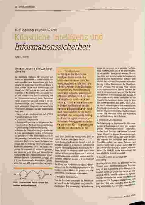 Vorschauseite 1: Künstliche Intelligenz und Informationssicherheit
