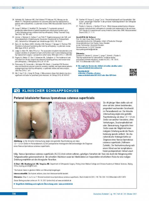 Vorschauseite 1: Perianal lokalisiertes Naevus lipomatosus cutaneus superficialis