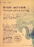 Vorschauseite 1: Rezidivund Schubtherapie gleich wichtig