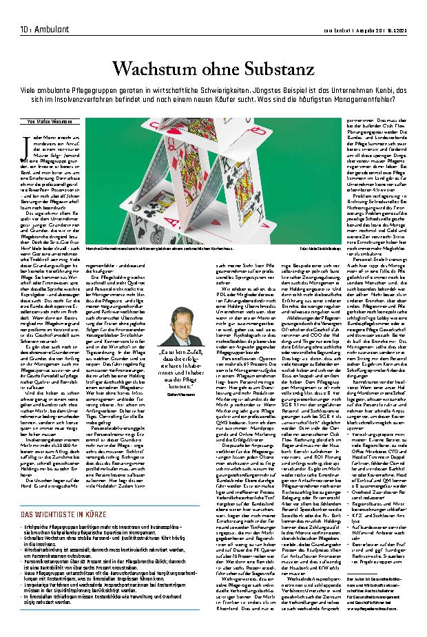 Vorschauseite 1: Wachstum ohne Substanz