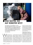 Vorschauseite 1: Eine Ärztin, die auf Roboter setzt